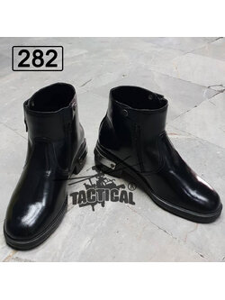 รองเท้าฮาฟสั้น หนังแท้ 282 ซิปคู่