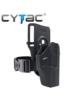 (งานแท้) ซองปืนปลดนิ้วชี้ + เพลทลดต่ำ + รัดขา ยี่ห้อ Cytac