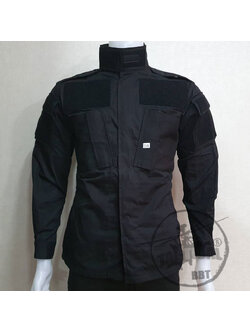 (SALE) ชุดเวส ACU ดำ รุ่น A ตีนตุ๊กแก กป.ล้วง