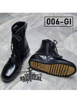 คอมแบท Cobra ซิป พื้นยางดิบ แถมชิดเท้า (006-GI)