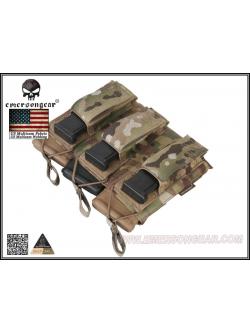 เพ้าแม็กกาซีน 5.56 Emerson 3 ช่อง 2 ชั้น ใส่ได้ 6 แม็ก