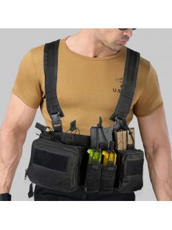 เสื้อเอี๊ยม ใส่แม็ก + อุปกรณ์อื่นๆ (M4 Chest Rig) 5 สี