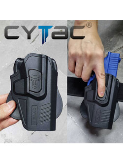 (ของแท้) ซองปืนพกนอก Cytac ปลดนิ้วชี้ รุ่น R (G3)