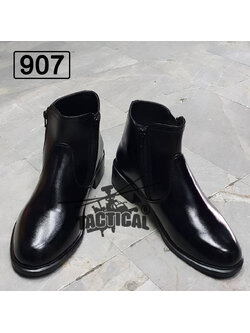 รองเท้าฮาฟสั้น หนังบาจา 907 ซิปคู่