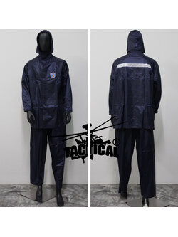 ชุดกันฝน + มีแถบสะท้อนแสงหลัง (ตราช้าง)