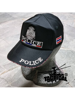 หมวกแก๊ป แผ่นดินใหม่ POLICE ซิปหลัง
