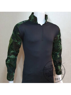 เสื้อ Combat Shirt ดิจิตอลทบ. กลางดำ