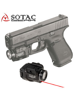 ไฟฉาย + Laser สีแดง ติดปืนสั้น SOTAC รุ่น TLR-8