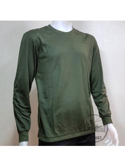 เสื้อยืดแขนยาวคอกลม (ดำ เขียว กรมท่า)