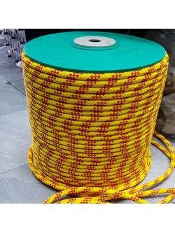 เชือกกู้ภัยทางน้ำ 10 มม. สีเหลือง-แดง ราคาเมตรละ