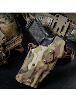 ซองปืนปลดนิ้วโป้ง สำหรับปืนติดไฟฉาย ยี่ห้อ Wosport