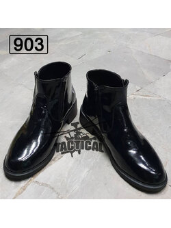 รองเท้าฮาฟสั้น หนังแก้ว 903 ซิปคู่