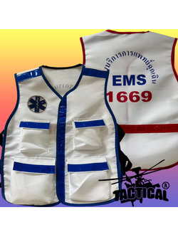 เสื้อกั๊กสีขาว EMS 1669