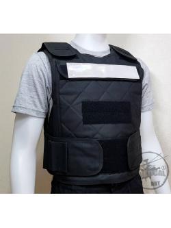 ปลอกเสื้อเกราะตาราง ดำ