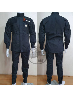 (SALE) ชุด ACU ดำ (กป.ล้วง) มีอินธนู ไม่มีซิปข้าง