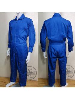 ชุดหมีปิดซิป สีฟ้า