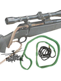 แส้งูสำหรับล้างปืน สั้น/ยาว