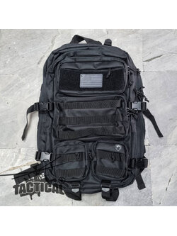 เป้หลัง 5 ช่องซิป สีดำ