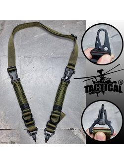 สายสะพายปืนเชือกพาราคอร์ด 2 จุด