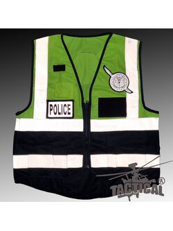 เสื้อกั๊กสะท้อนแสงคอวี (POLICE)