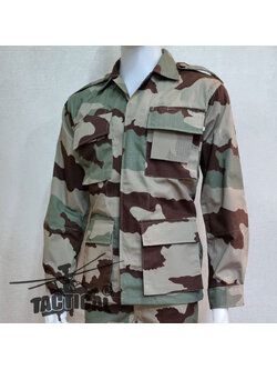 ชุดเวสกระเป๋าตรง (ซิป) พรางทรายอส. ผ้ากันลม