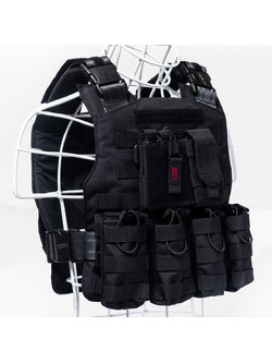 ปลอกเสื้อเกราะ KAIY 4 ช่องแม็ก (KV008) ไม่มีแผ่นข้าง