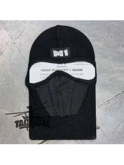 โม่งคลุมหน้า M1 ดำ กรองใหญ่