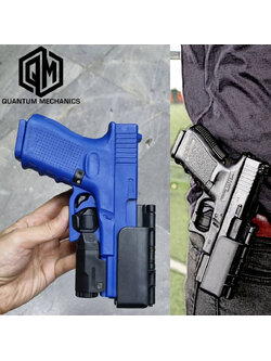 ซองปืน IPSC QM Glock ขึ้นลำ สำหรับติดเลเซอร์