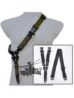 สายสะพายปืนเชือกพาราคอร์ด 1 จุด