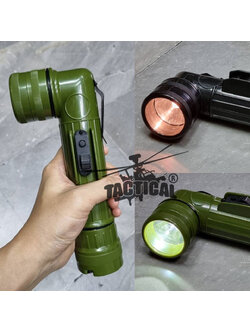 ไฟฉายหัวงอ ใหญ่ (ไฟสีส้ม/ขาว)