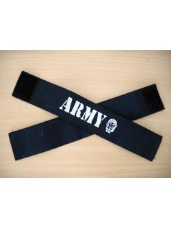 ยางรัดข้อเท้าดำ สกรีนคละแบบ