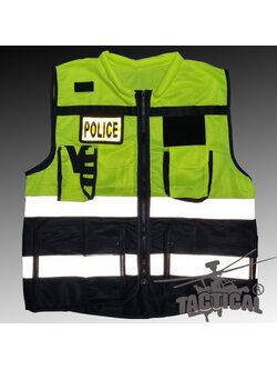 เสื้อกั๊กสะท้อนแสงคอปก (POLICE)
