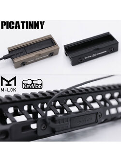 ตัวจับสวิตช์หางหนูของไฟฉาย LCS ยี่ห้อ Cloud Defensive ระบบ Picatinny / M-Lok / Keymod
