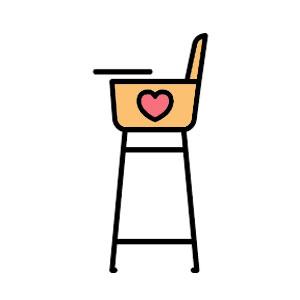 เก้าอี้สูงทานข้าว High Chair