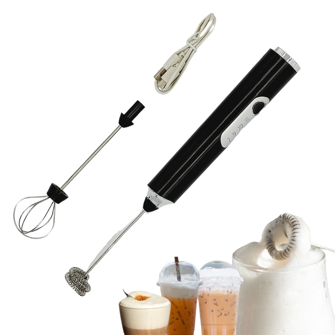 เครื่องตีฟองนมไฟฟ้าเครื่องตีไข่ ชาจแบตเตอรี่พร้อมขาตั้ง รหัส 2454