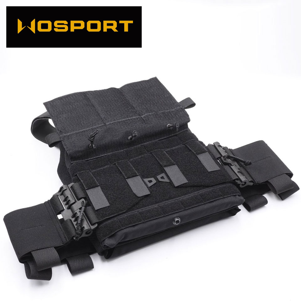 ซองแม็กกาซีน M4 Triple Elastic Plate (Wosport)