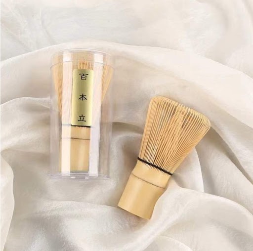 แปรงไม้ไผ่ 100 เส้น สำหรับชงมัชฉะ (ยกลัง 25 ชิ้น)