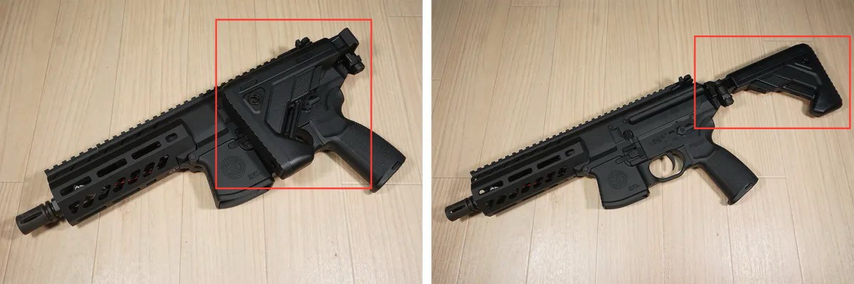 พานท้ายปืนแบบพับได้ รุ่น Telescoping / Folding Stock