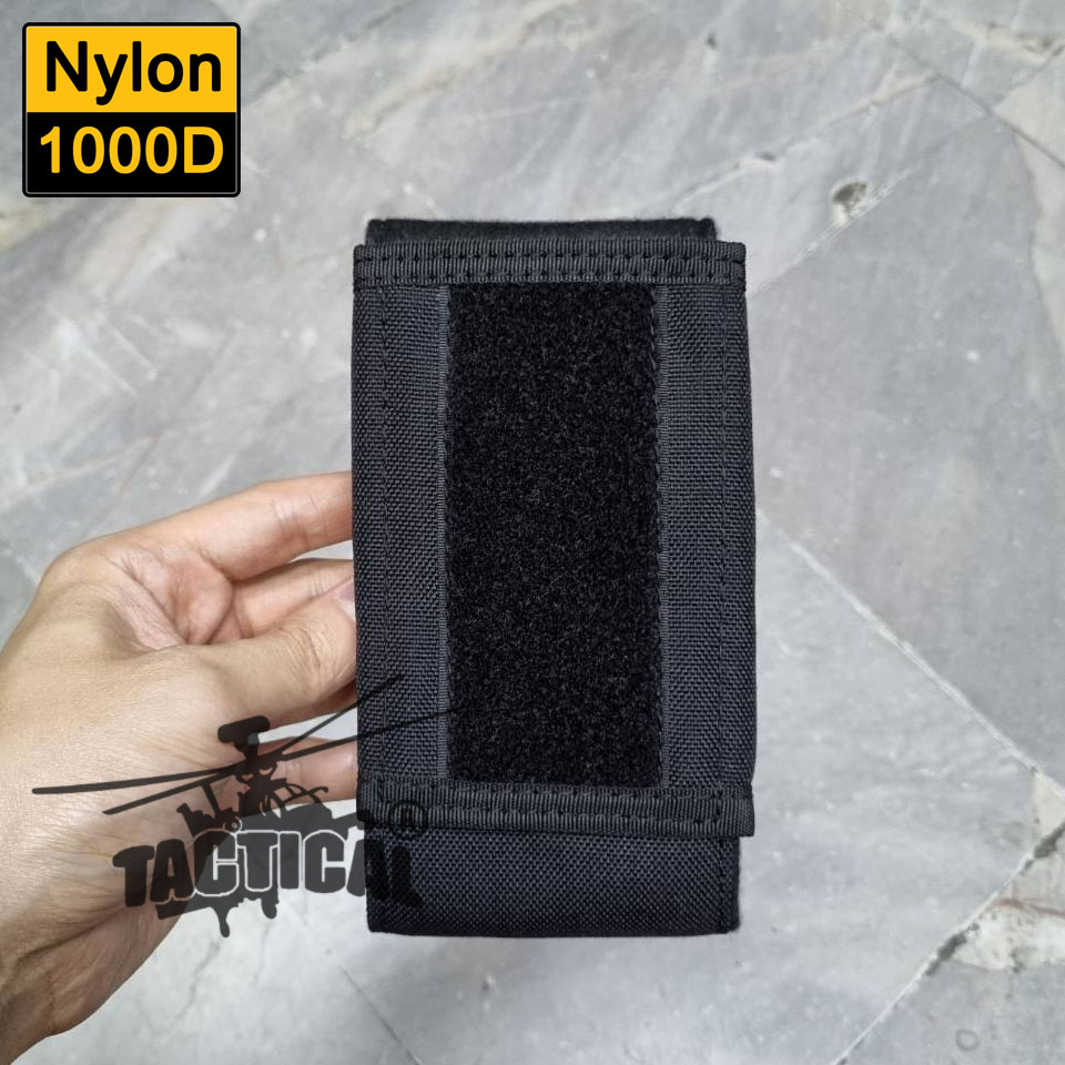 ซองโทรศัพท์ ผ้า 1000D ดำสนิท
