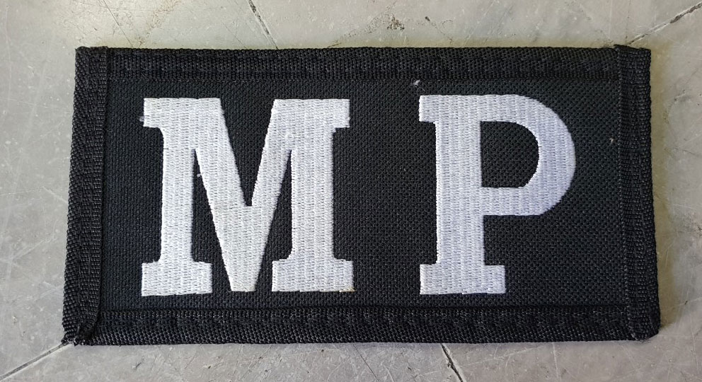 ป้ายปัก L ขนาด 16.5x8 CM. ตีนตุ๊กแก