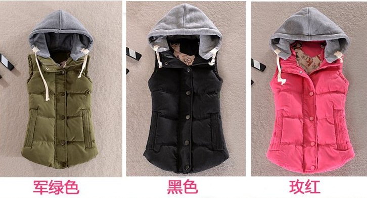 PreOrderคนอ้วน - เสื้อกั๊กกันหนาวแฟชั่น ไซส์ใหญ่ คนอ้วน ผ้าฝ้ายไม่หนามาก แขนกุด กระเป๋าข้าง สี : ฟ้า / เขียว / เหลือง / ไวน์แดง / แดง / ชมพู / กุหลาบแดง / ส้ม / ดำ / เบจ