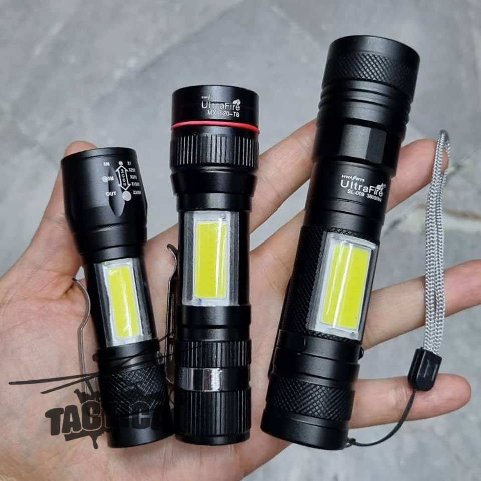 ไฟฉาย LED ชาร์จ USB (สว่าง)