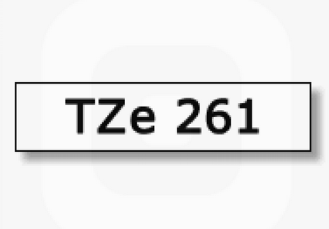 เทปพิมพ์อักษร TZE-261