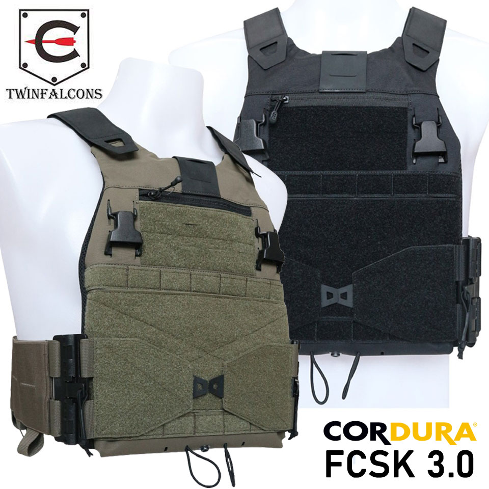 ปลอกเสื้อเกราะ (ปลดไว) FCSK 3.0 Plate Carrier ยี่ห้อ Twinfalcons (งานแท้)