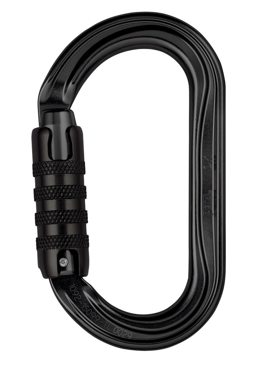 Carabiner (Petzl) OK TRIACT-LOCK ดำ