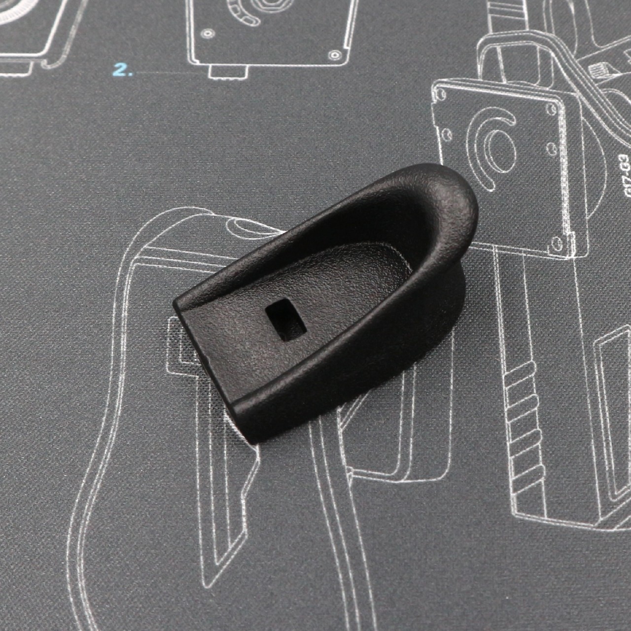 Grip ต่อแม็ก S&W M&P 9 SHIELD (แถวเดี่ยว)