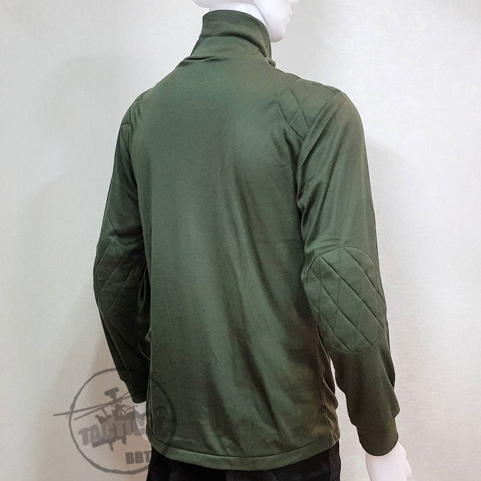 เสื้อยืดแขนยาวคอพัน ผ้า TC (ดำ เขียว กรมท่า)