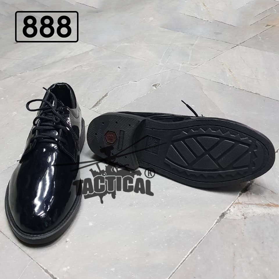 รองเท้าคัทชู ผูกเชือก หนังแก้ว 888