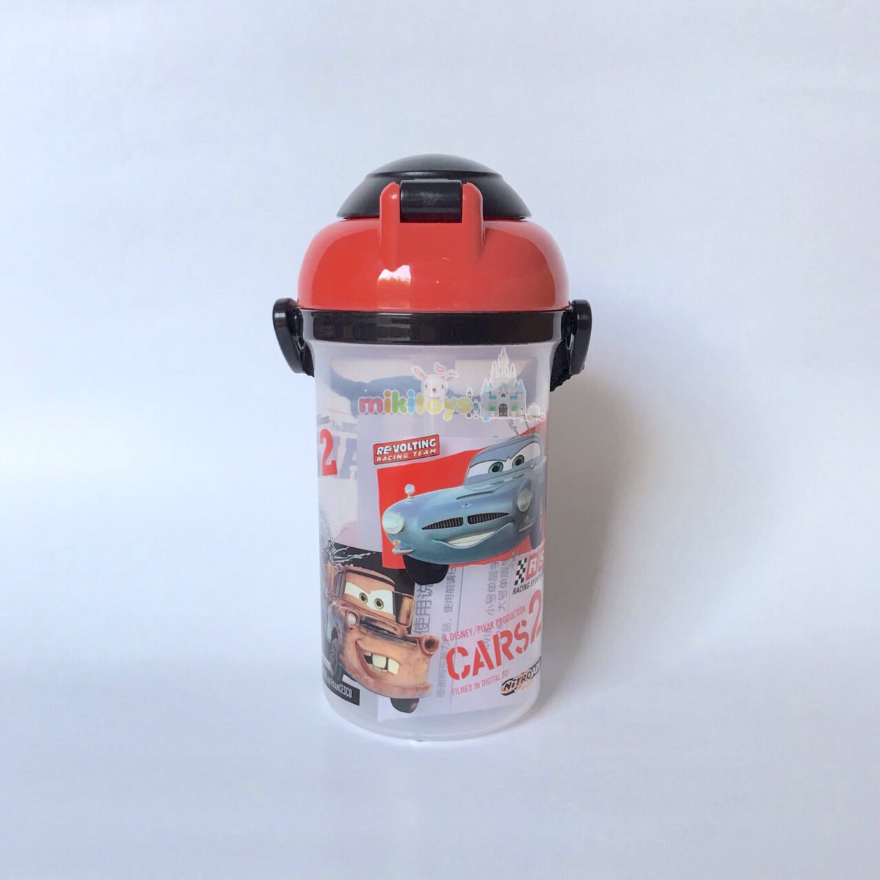 กระติกน้ำ Disney Cars คาร์ สีแดงดำ