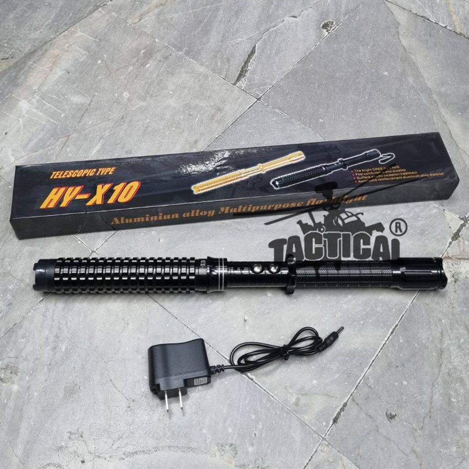 กระบองไฟฉาย ช็อตไฟฟ้าได้ Multipurpose Flashlight HY-X10